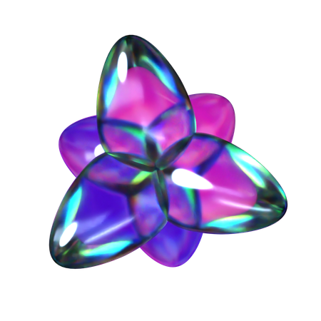 Pulled Star  3D Icon