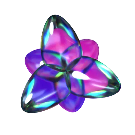 Pulled Star  3D Icon