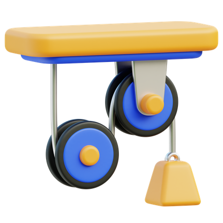 Pulley  3D Icon