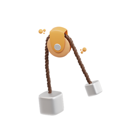 Pulley  3D Icon