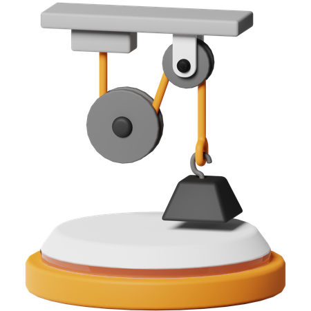 Pulley  3D Icon