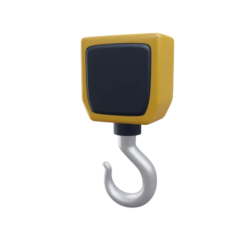 Pulley Hook Expedition Icon Illustration 3D Icon