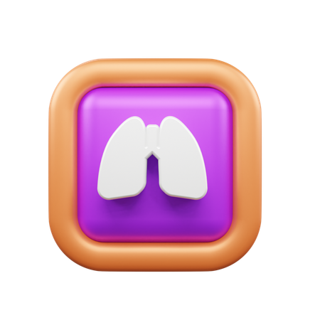 Pulmones  3D Icon