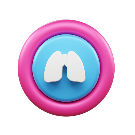 Pulmones  3D Icon