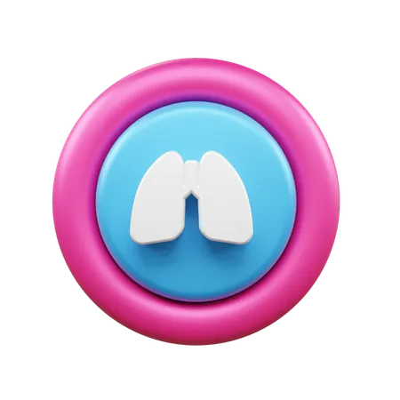 Pulmones  3D Icon