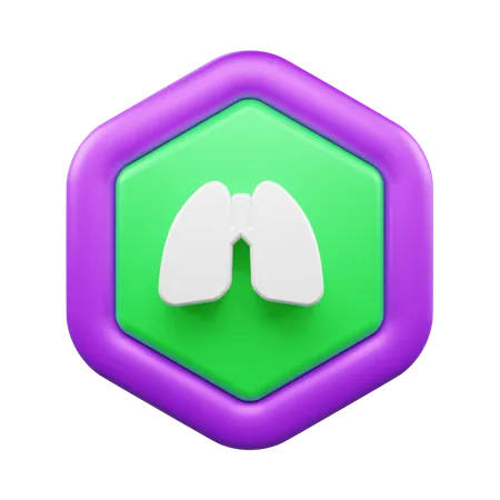 Pulmones  3D Icon