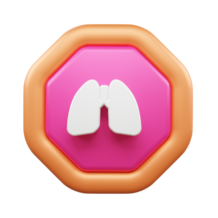 Pulmones  3D Icon