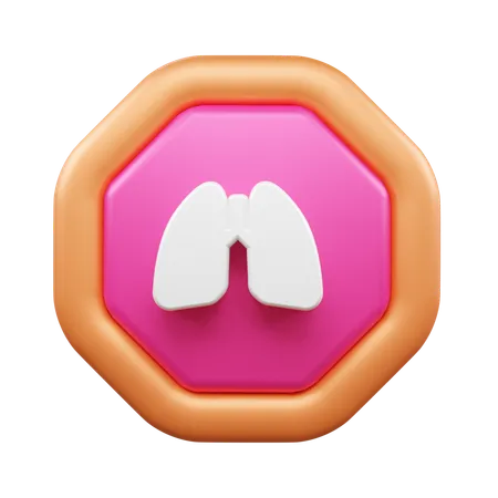 Pulmones  3D Icon