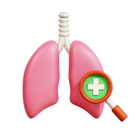 Pulmones sanos  3D Icon