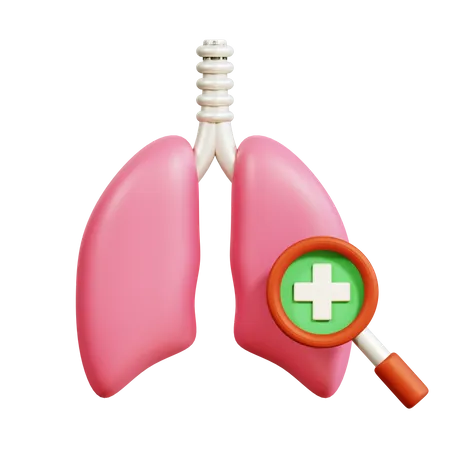 Pulmones sanos  3D Icon