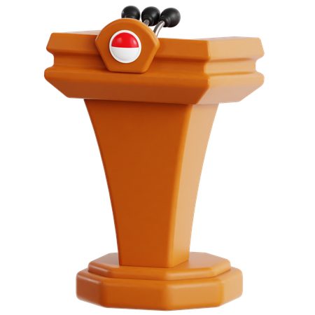 説教壇  3D Icon