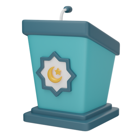 Púlpito  3D Icon