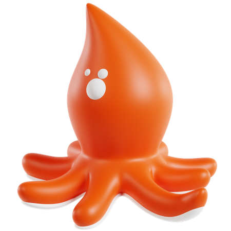 Pulpo  3D Icon