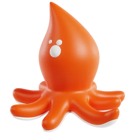 Pulpo  3D Icon