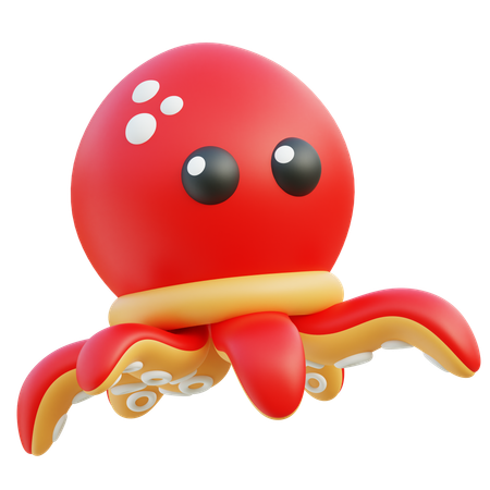 Pulpo  3D Icon