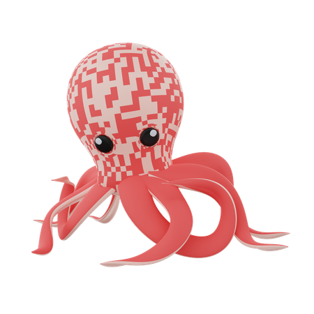 Pulpo  3D Icon