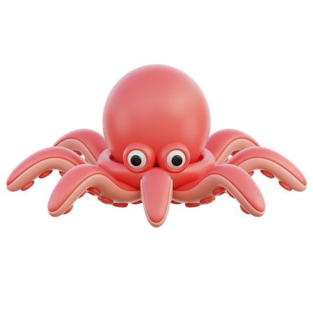 Pulpo  3D Icon