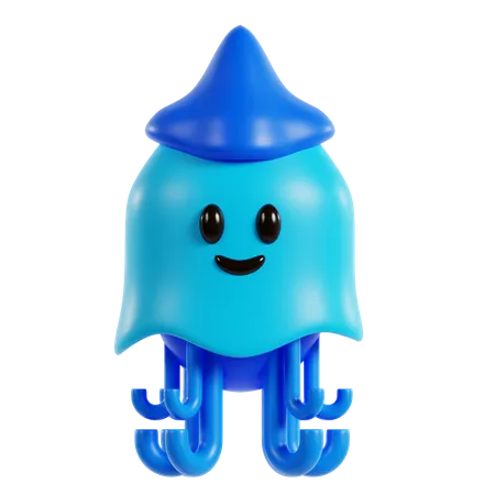 Pulpo  3D Icon