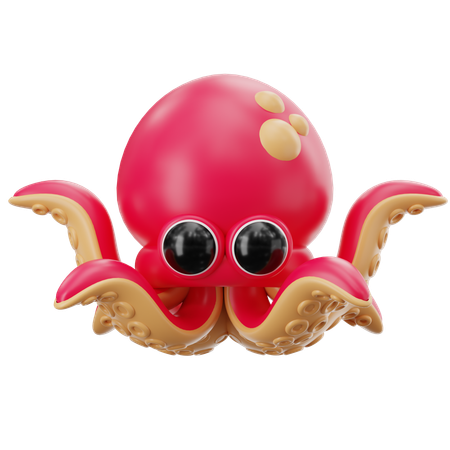 Pulpo  3D Icon