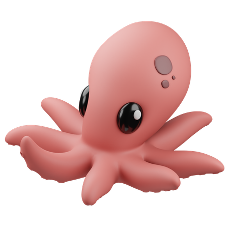 Emoji de pulpo  3D Icon