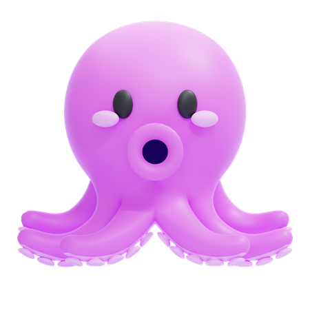 Emoji de pulpo  3D Icon