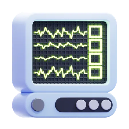 Pulse Monitor  3D Icon