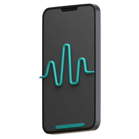 Pulse Monitoring  3D Icon