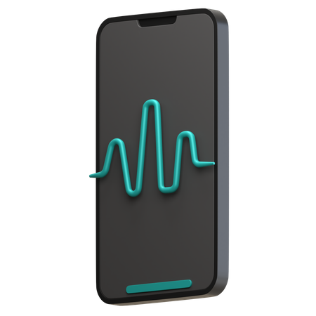Pulse Monitoring 3D Icon