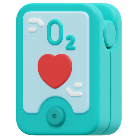 Pulse Oximeter  3D Icon