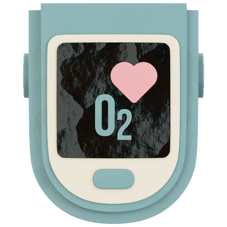 Pulse Oximeter  3D Icon