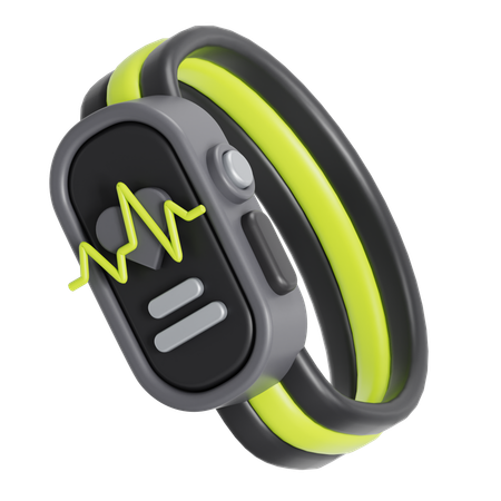 Banda de fitness  3D Icon