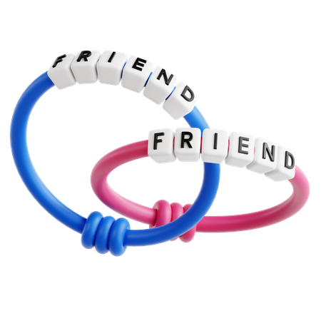 Pulsera de la amistad  3D Icon