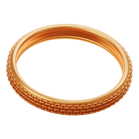 Brazalete de oro  3D Icon