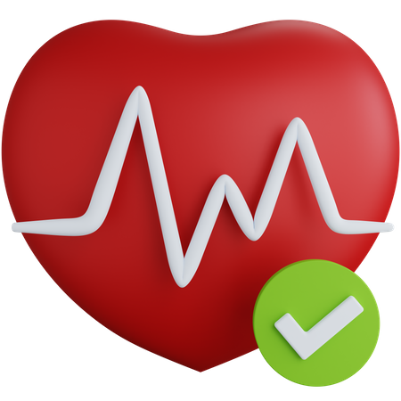 Pulso cardíaco  3D Icon