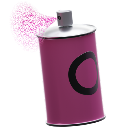 Pulvérisation de couleur  3D Icon