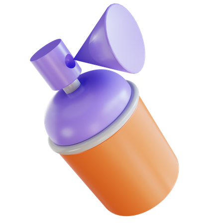 Pulvérisation de couleur  3D Icon