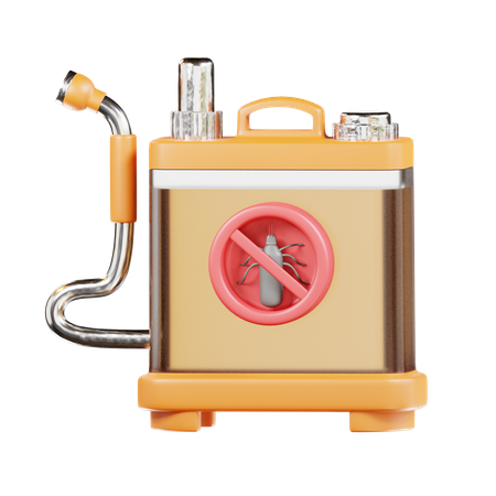 Pulvérisation de pesticides  3D Icon