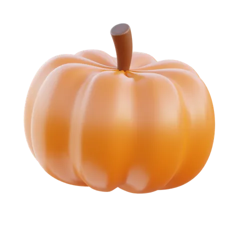 Pumpkin Fruit 3 D Icon 3D Icon
