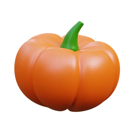 Pumpkin Vegetable 3 D 3D Icon