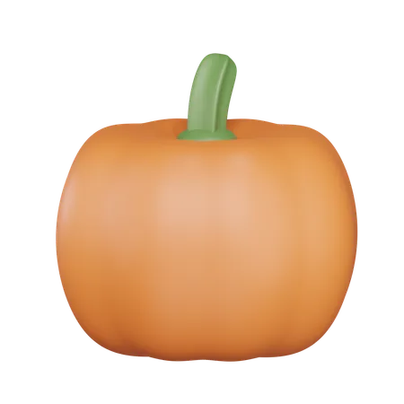 Pumpkin 3 D Illustration 3D Icon