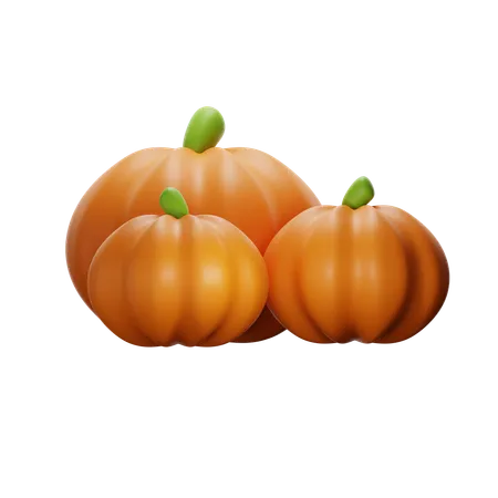 Pumpkin  3D Icon