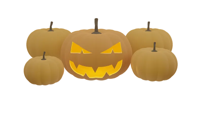 Pumpkin  3D Icon