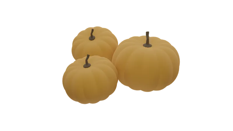 Pumpkin  3D Icon