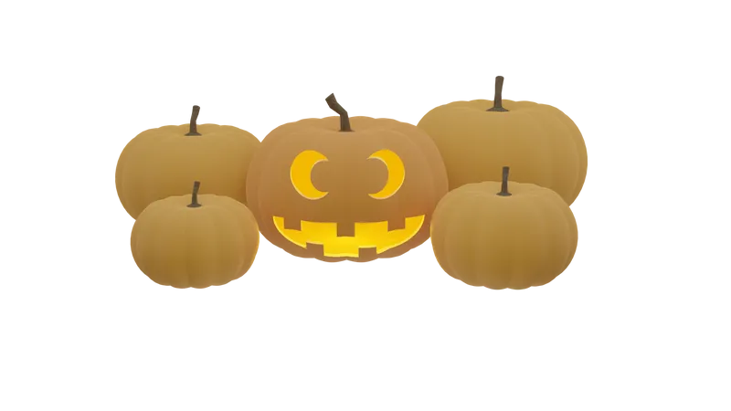 Pumpkin  3D Icon