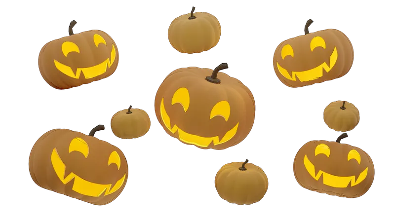 Pumpkin  3D Icon