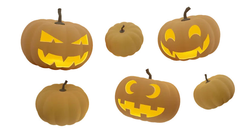 Pumpkin  3D Icon