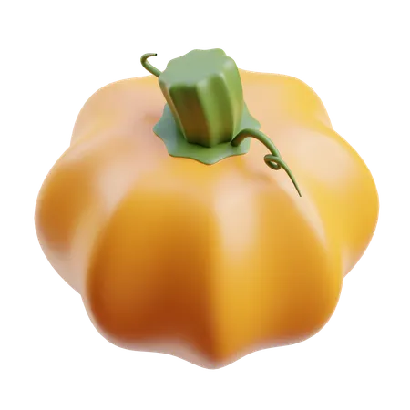 Pumpkin  3D Icon