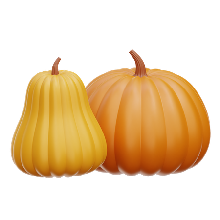 Pumpkin  3D Icon