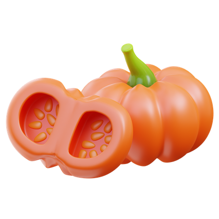 Pumpkin  3D Icon