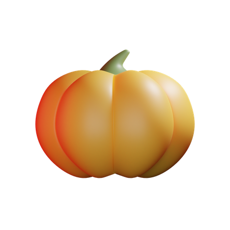 Pumpkin  3D Illustration